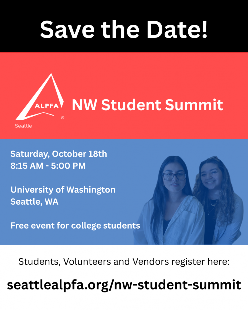 Flier that shares the upcoming NW Student Summit Date
